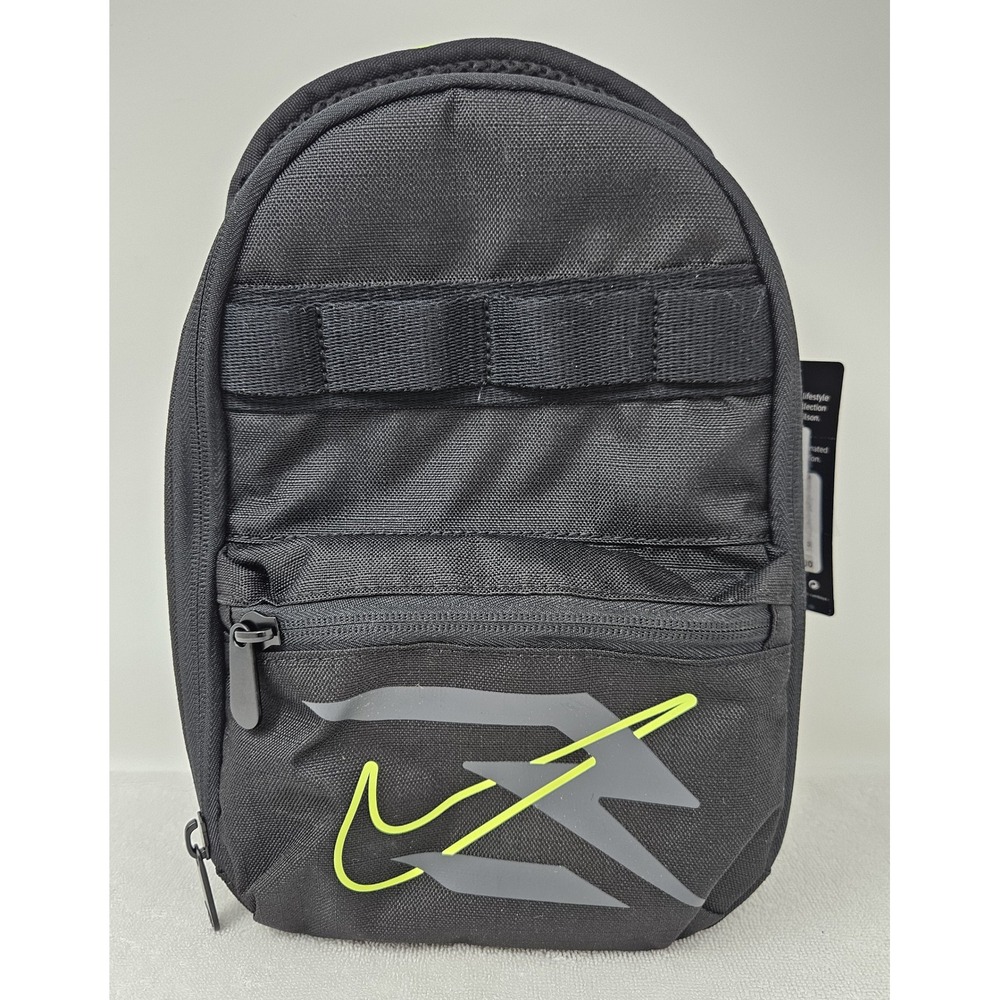 Nike 3Brand Russell Wilson Pro Logo Insulated Lunch Tote, Black/Volt/Gray, New